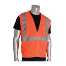 Safety VEST With ZIPPER Orange Extra Large *Z