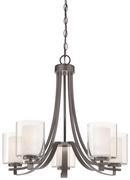 Minka Lavery Smoked Iron 100W 5-Light Chandelier 