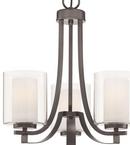 Minka Lavery Smoked Iron 18-1/2 in. 100W 3-Light Medium E-26 Chandelier 