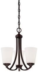 Minka Lavery Vintage Bronze 16 in. 100W 3-Light Medium E-26 Incandescent Chandelier 