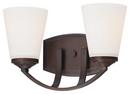 Minka Lavery Vintage Bronze 100W 2-Light Medium E-26 Vanity Light 