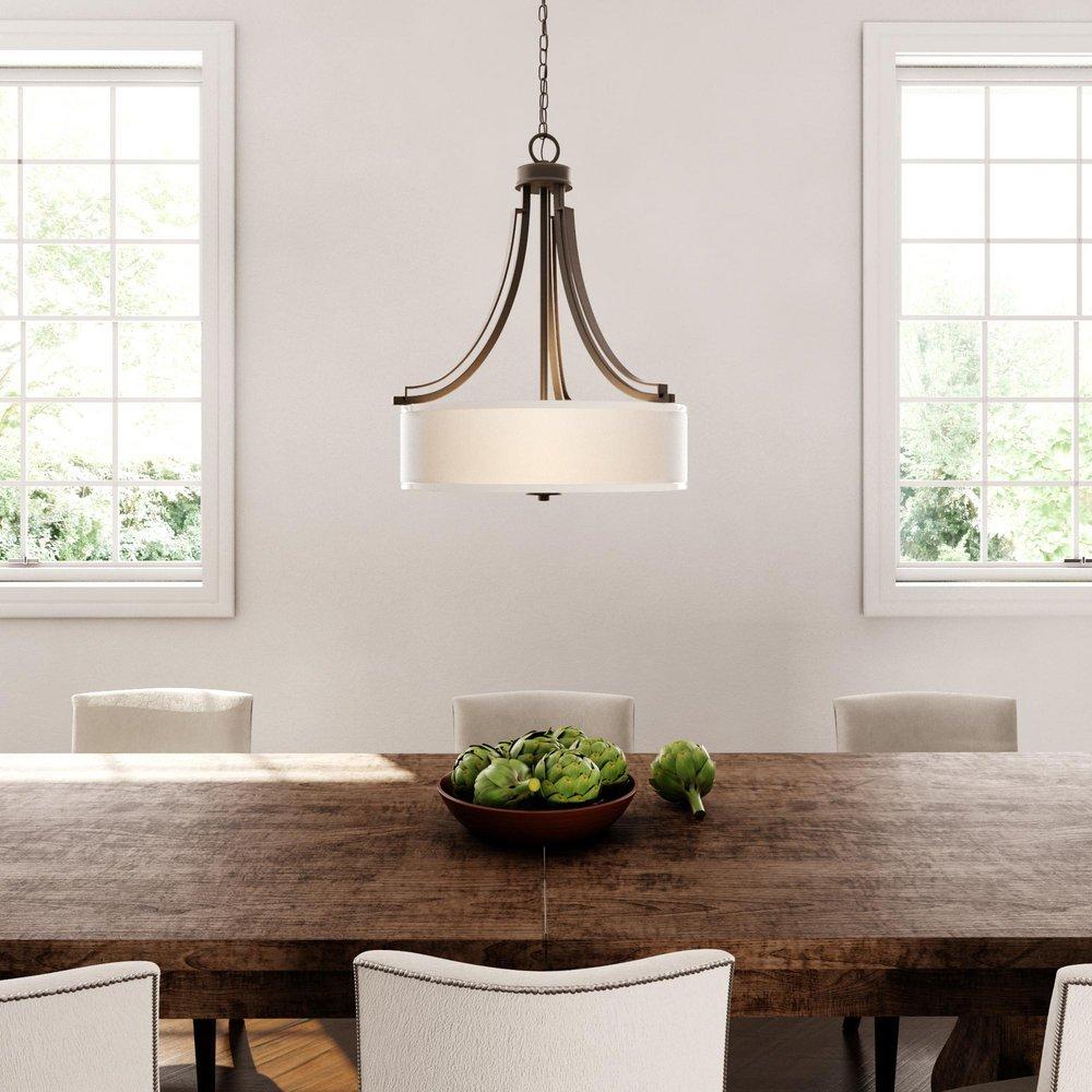 Minka Lavery Smoked Iron 3-Light Pendant 