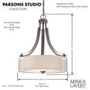 Minka Lavery Smoked Iron 3-Light Pendant 