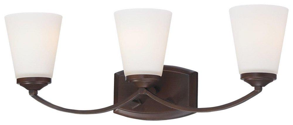 Minka Lavery Bronze 8-1/4 in. 100W Bath Light in Bronze 