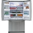 Samsung Stainless Steel 35-3/4 in. 25.8 cu. ft. Bottom Mount Freezer, French Door and Full Refrigerator 