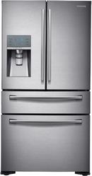 35-3/4 in. 16.1 cu. ft. Counter Depth and French Door Refrigerator in Stainless Steel