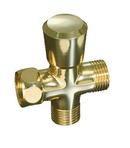 Two-Way Shower Arm Diverter Vibrant Polished Brass