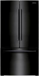 35-3/4 in. 17.5 cu. ft. French Door, Full Refrigerator in Black
