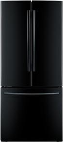 29-3/4 in. 14.8 cu. ft. French Door Refrigerator in Black