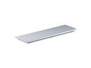 25-3/8 in. Aluminum Drain Cover for Shower Base in Bright Silver