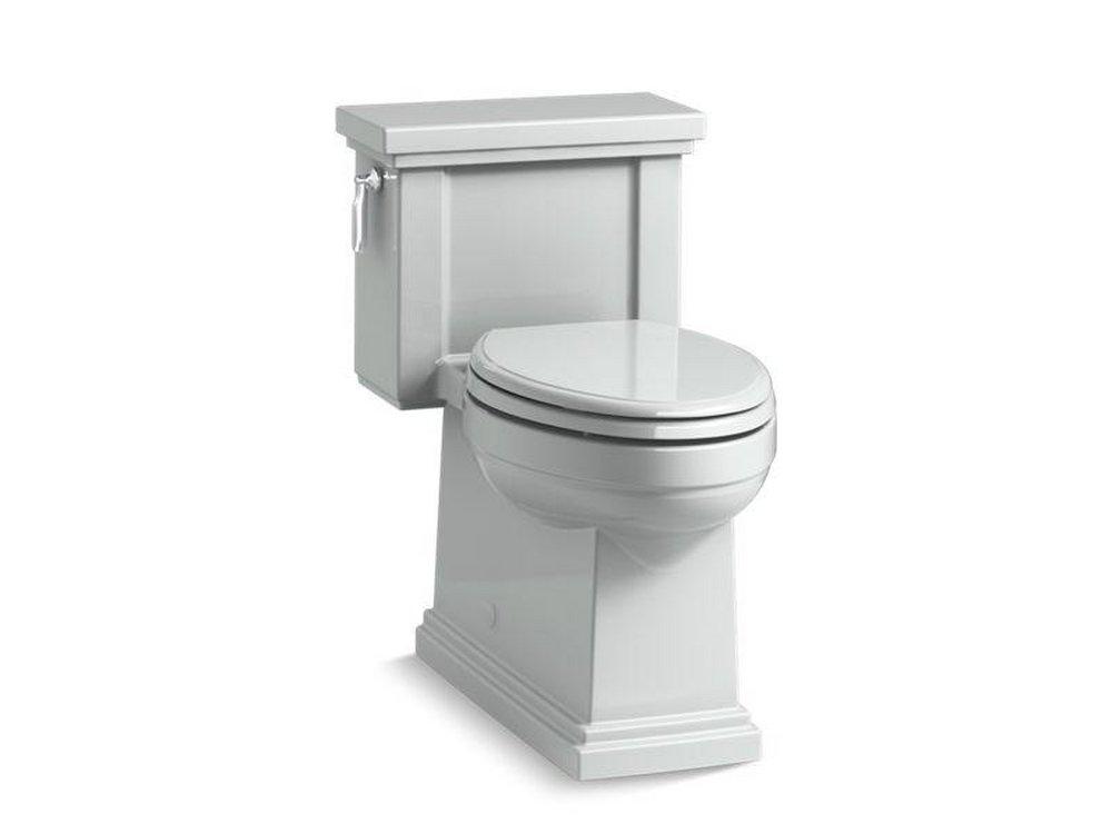 KOHLER Ice&trade; Grey 1.28 gpf Elongated Floor Mount One Piece Toilet 