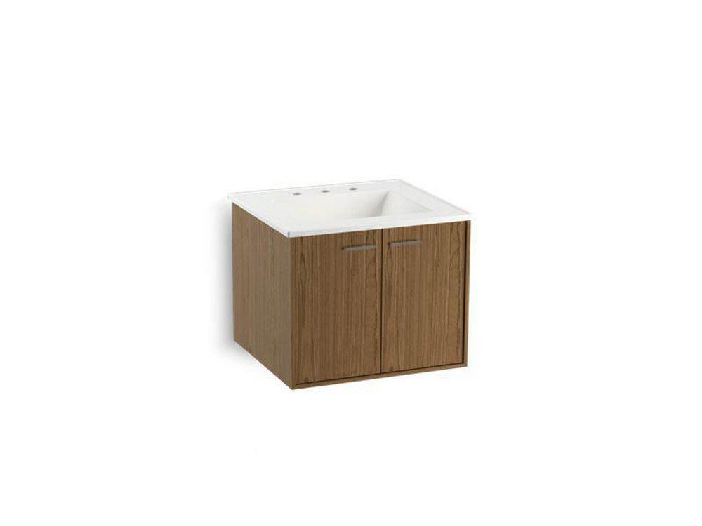 KOHLER Walnut Flax 24 in. Wall Mount Vanity 