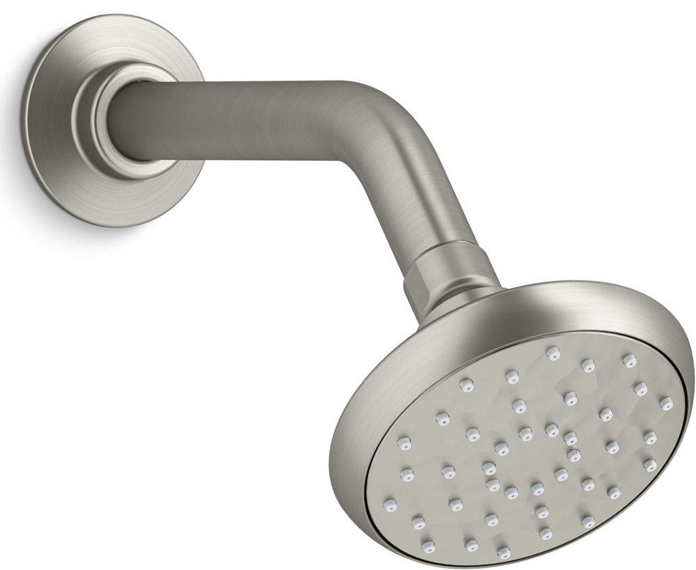 KOHLER Vibrant&reg; Brushed Nickel Single Function Full Coverage Showerhead 