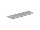 Aluminum Drain Cover for Shower Base in Brushed Nickel