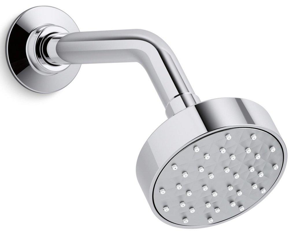 KOHLER Polished Chrome Single Function Full Coverage Showerhead 