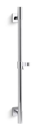24 in. Shower Rail in Polished Chrome