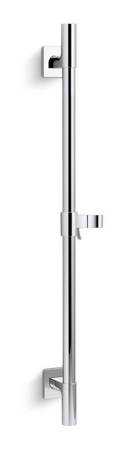 24 in. Shower Rail in Polished Chrome