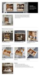 KOHLER Linen White 34-1/2 x 36 in. Bathroom Vanity Cabinet with Legs 