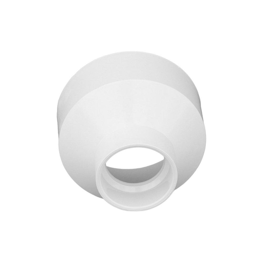 White PVC DWV Coupling 