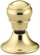 Lift Knob with Flush Actuator in Polished Brass