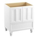 34-1/2 x 30 in. Vanity with Furniture Leg, 2-Door and 1-Drawer in Linen White