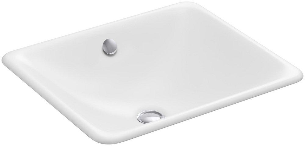 KOHLER White Dual Mount Basin 