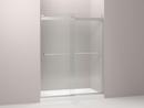 57-60 Clear Bypass Shower Door *LEVITY Brushed Nickel