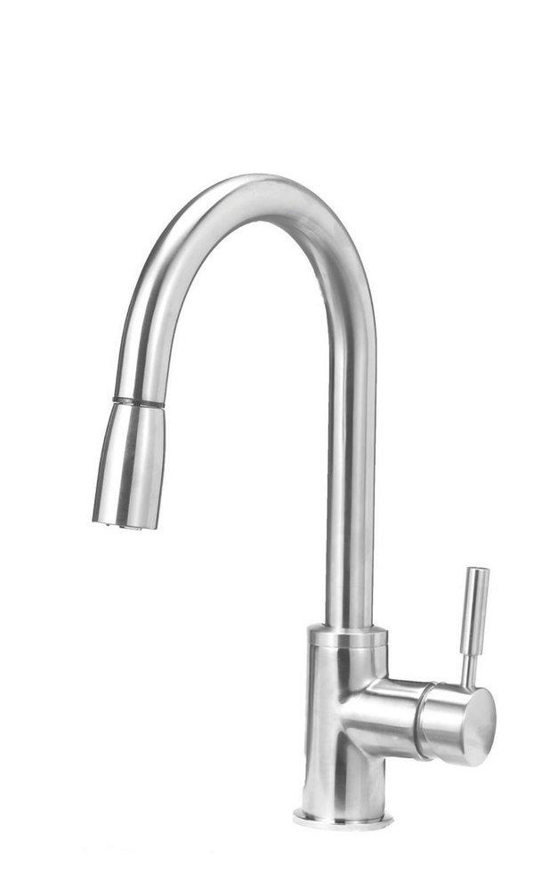 BLANCO Stainless Single Handle Pull Down Kitchen Faucet 