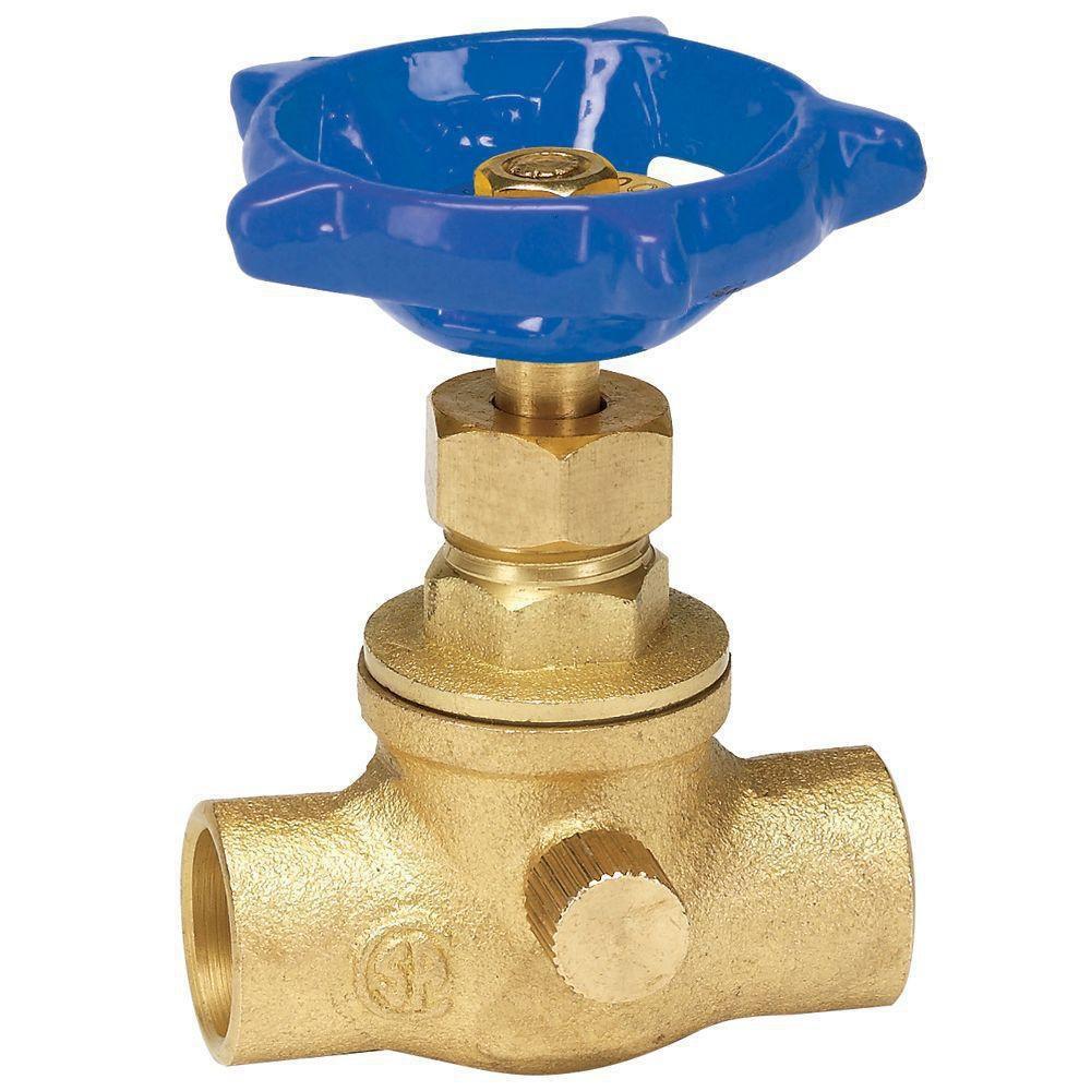 Boston Metal Products Brass Sweat Stop & Waste Valve 