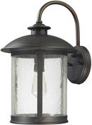 Capital Lighting Old Bronze 11-1/2 in. 100W 1-Light Medium E-26 Incandescent Wall Lantern 