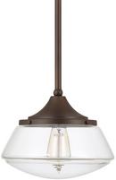 Capital Lighting Burnished Bronze 46 in. 1-Light Medium E-26 Base Incandescent Mini Pendant 