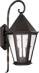 2-Light 60W Outdoor Wall Lantern in Old Bronze