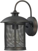 12-1/2 in. 100W Wall Mount Medium Lantern in Old Bronze