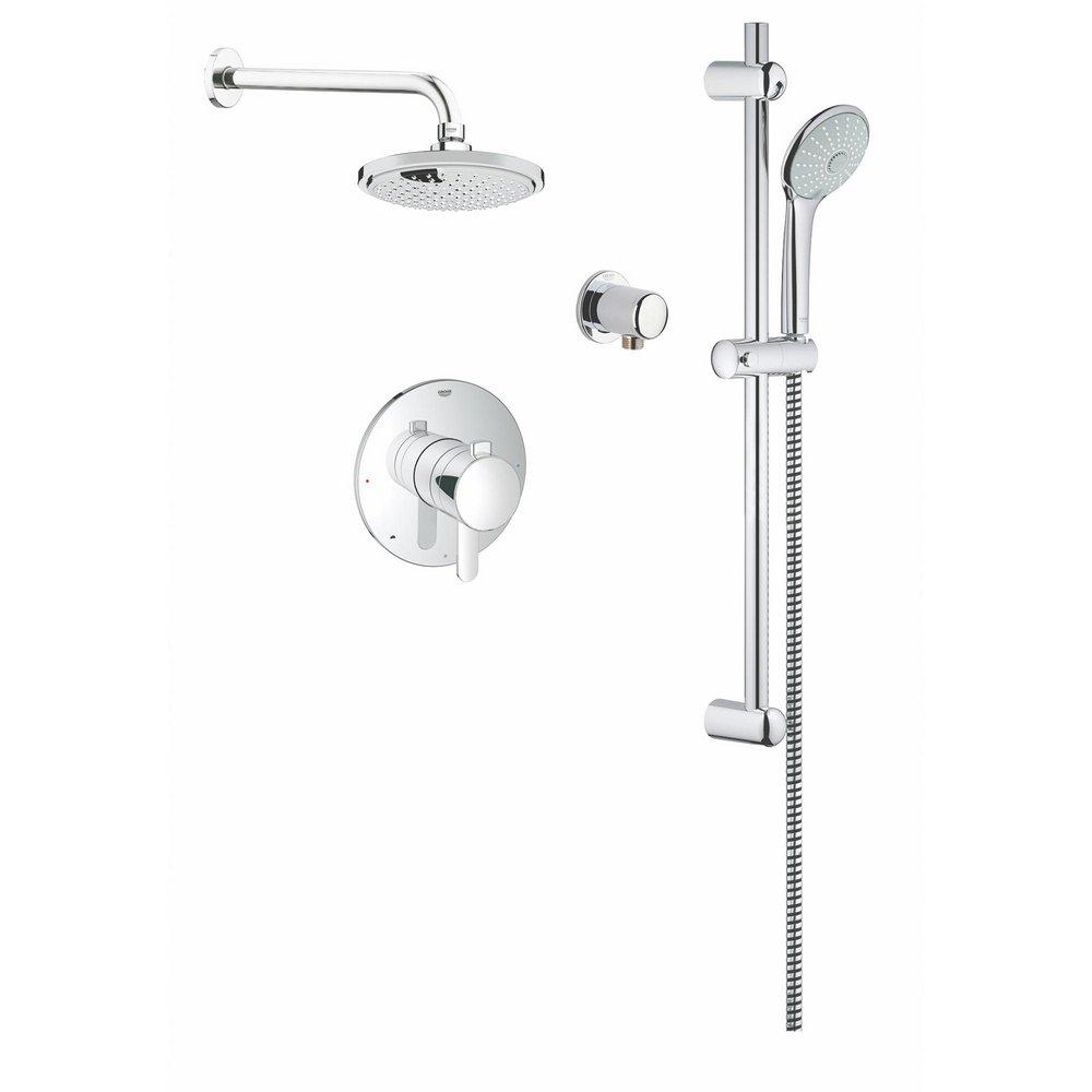 GROHE StarLight&reg; Chrome Single-function Shower Kit 