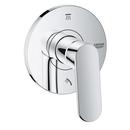 3-Port Tub and Shower Diverter Valve with Single Lever Handle in Starlight Polished Chrome
