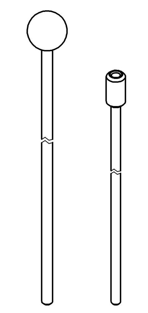 GROHE StarLight&reg; Chrome Repair Lift Rod 