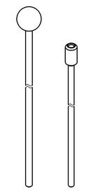 GROHE StarLight&reg; Chrome Repair Lift Rod 