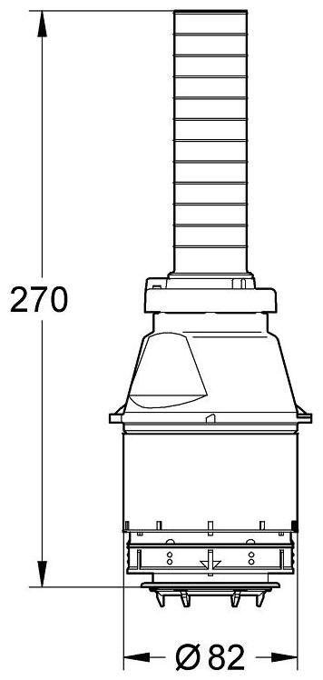 GROHE Chrome *NLA *CVR* DISCHRG VLV 