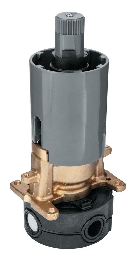 GROHE Chrome Control Unit Thermostatic Kit Cartridge in Starlight Polished Chrome 