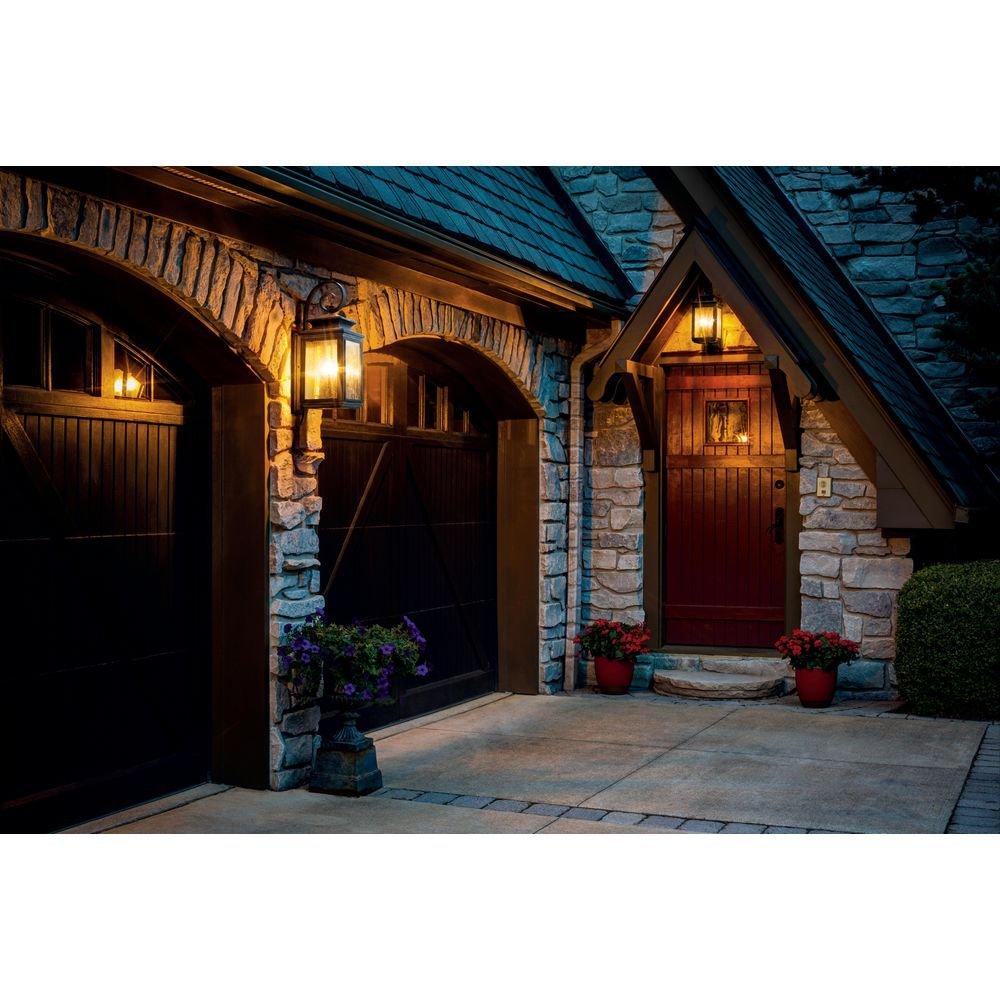 Kichler Lighting Weathered Zinc 3-Light Wall Mount Sconce 