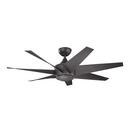 Kichler Lighting Distressed Black 31W 7-Blade Ceiling Fan with 54 in. Blade Span 