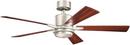 52 in. 50W 5-Blade Ceiling Fan with Light Kit in Brushed Nickel