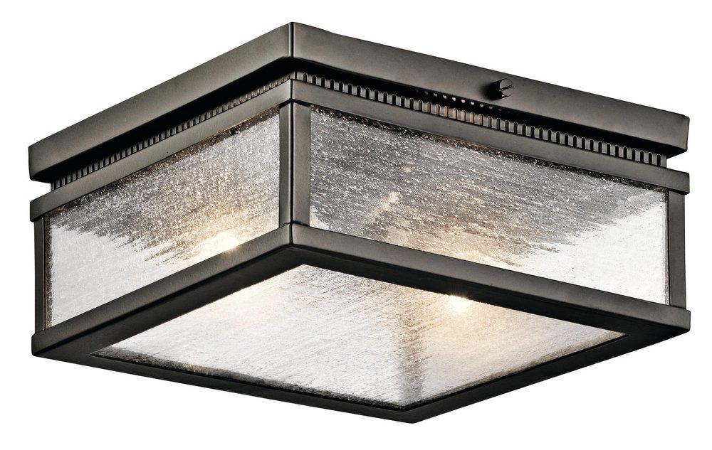 Kichler Lighting Olde Bronze 75W 2-Light Outdoor Ceiling Light 