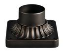 Kichler Lighting Rubbed Bronze 5-3/4 x 3-1/2 in. Pedestal Mount 