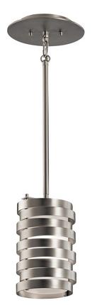 Kichler Lighting Brushed Nickel 100W 1-Light Mini Pendant 