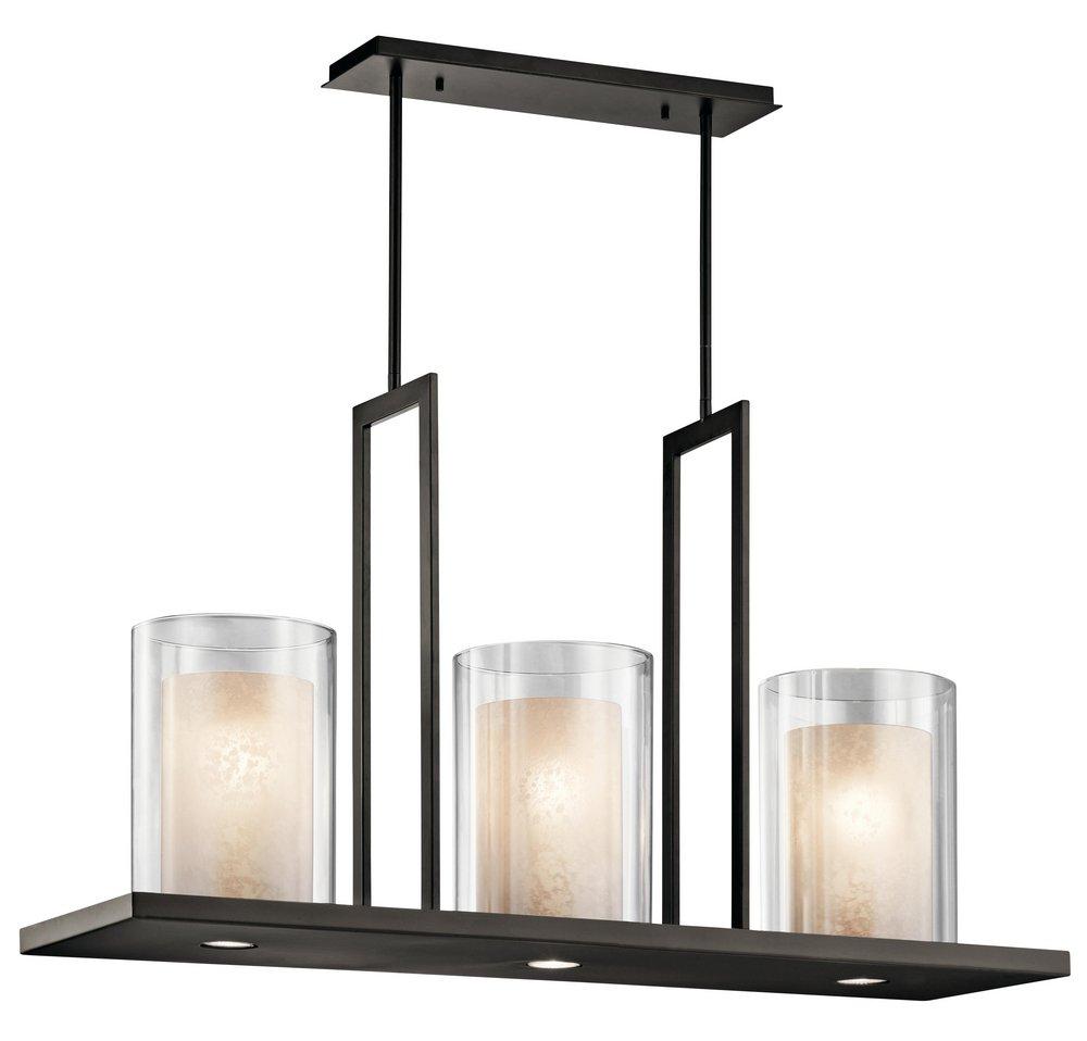 Kichler Lighting Olde Bronze 100W 3-Light Medium Base Incandescent Chandelier 