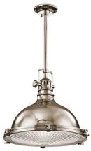Kichler Lighting Polished Nickel 150W 1-Light Pendant 