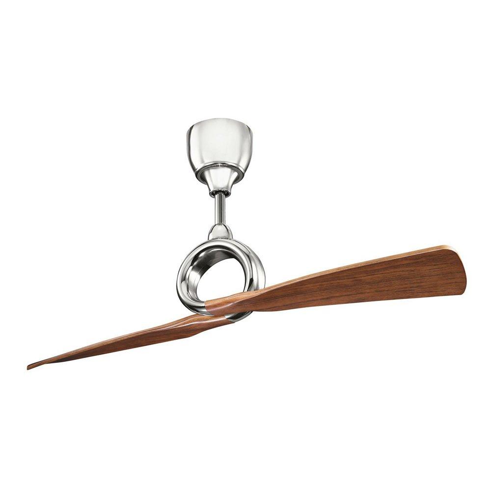 Kichler Lighting Polished Nickel 2-Blade Ceiling Fan 