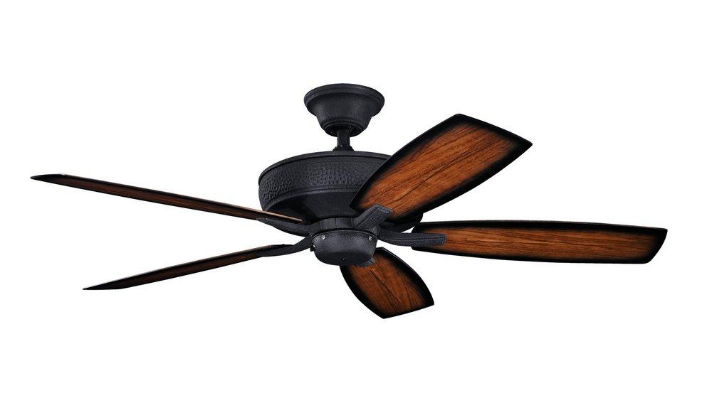 Kichler Lighting Distressed Black 52 in. 5-Blade Ceiling Fan 