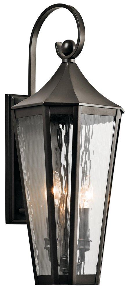 Kichler Lighting Olde Bronze 60W 2-Light Outdoor Wall Fixture 